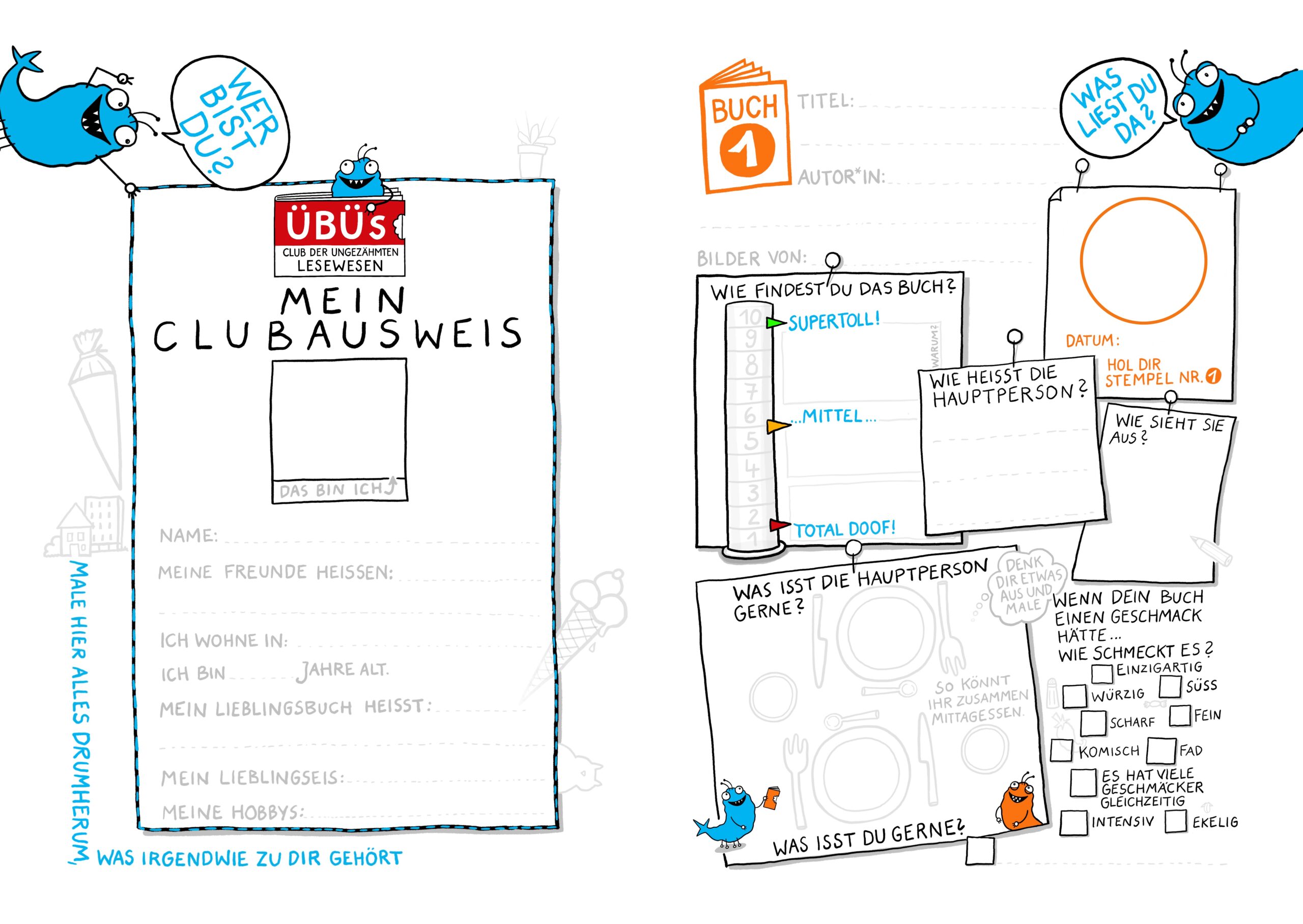 ÜBÜ - Blick ins Buch
